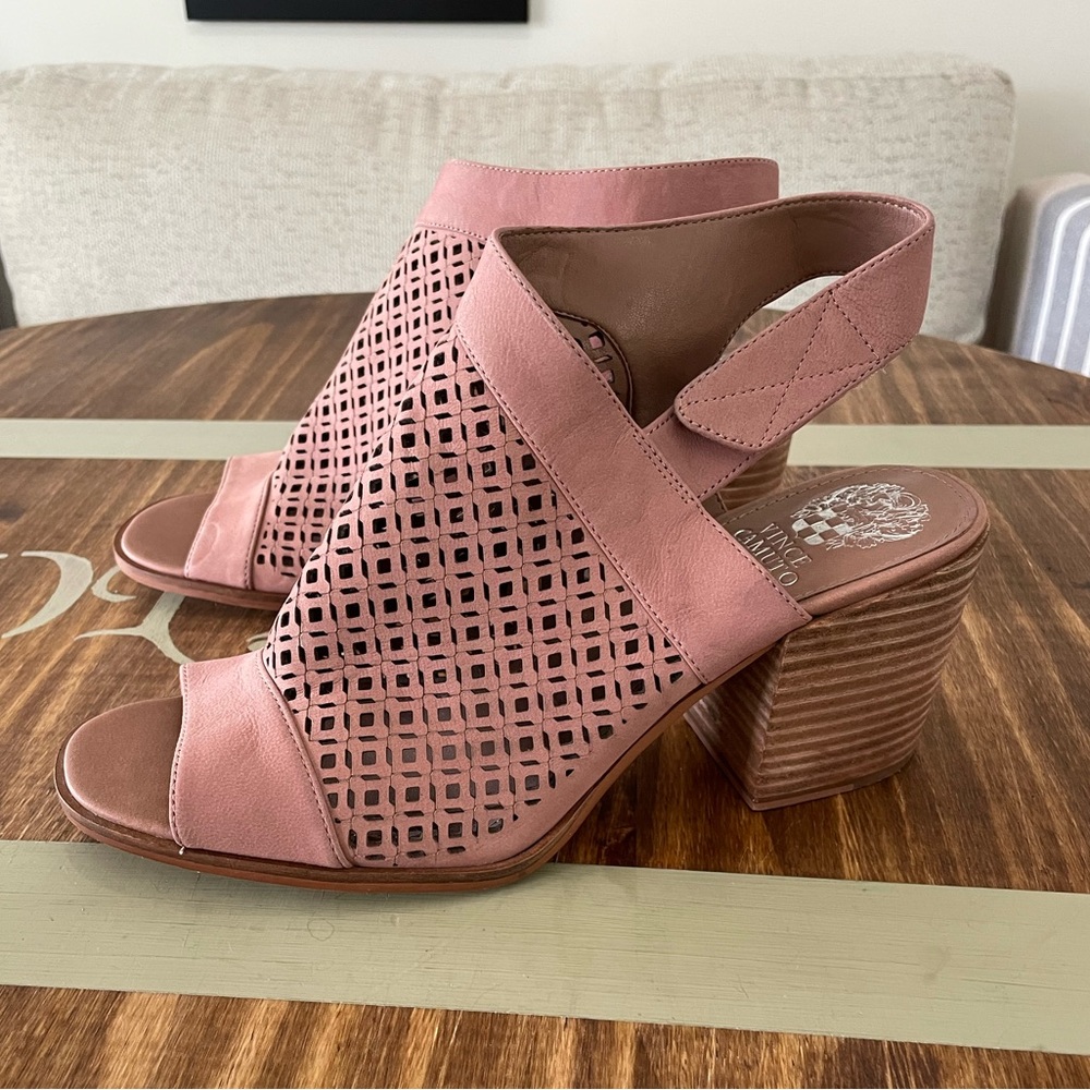 Vince Camuto Kanito Slingback Block Heel Shoe - Gem